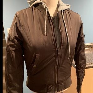 Olive Green Bomber Jacket